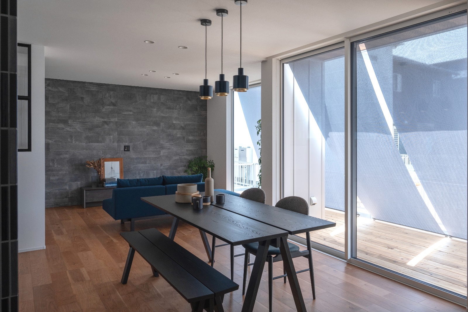 自然光につつまれた家